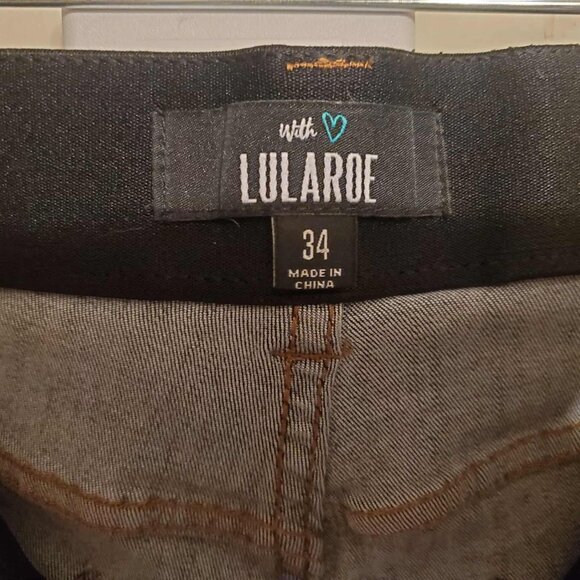 LuLaRoe Skinny Jeans (Dark Blue) - Picture 3 of 8